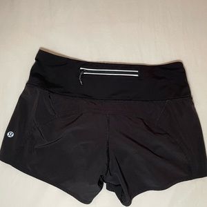 Lululemon 4” Speed Shorts - Black